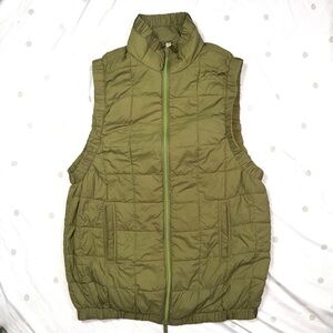 NWOT Size S/P Free People Piper Packable Green Puffer Vest